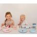 Mepal 6-Part Children's Dishes Set - BPA-Free Dishwasher Safe - Deep Turquoise MIO Collection - Buy Online on GoSupps.com