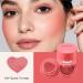 Stamp Liquid Blush Heart Shaped Applicator Long Lasting Natural Blush - 6 Colors for a Cute Three-Dimensional Look! (4) - Buy Online on GoSupps.com