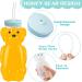 Honey Bear Straw Cup Set - 4 Baby Cups with Flexible Straws & Cleaning Brush | 8oz Juice Bottles for Infant Feeding | Ideal for Poor Oral Health - Blue - Buy Online on GoSupps.com