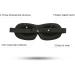 Stretchy Eye Blindfold for Travel and Sleep | Fastener Tape | Pain-Free Black - Buy Online on GoSupps.com