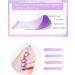 Kalolary Gel Nail Polish Strips Nail Gel Art Sticker Waterproof Full Nail Wraps Decal Sets with Nail File and Stick for Women Girls Nail Art Decor (UV/LED Lamp Required) (Gradient Purple) - Buy Online on GoSupps.com