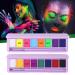 Handaiyan Face Body Paint Palette - 8 Water-Soluble Colors for Halloween & Festivals - Matte Finish Bright Makeup - Buy Online on GoSupps.com