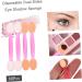 Housoutil 160 pcs Eye Brush Heads Head Sponges Dual Disposable Shadow Cosmetic Sponge Makeup 6x1x0.8cmx2pcs Assorted Colorx2pcs - Buy Online on GoSupps.com