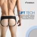 Rounderbum Men's Lift Jock Strap | Butt Lifting Shapewear Black Jock Brief - Buy Online on GoSupps.com