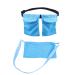 GREUS Mastectomy Drain Holder Post Surgery Breast Drainage Bag Adjustable Drainage Pouch with Shower Bag Nurse Care Recovery Kit Blue