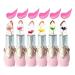 Crystal Jelly Flower Color Changing Lipstick Set - 2/6PCS | PH Lipstick Color Changing Gloss | Flower Lipstick Jelly Transparent Magic | Temperature Change (#3Red) - Buy Online on GoSupps.com