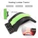 Sonew Arched Back Stretcher | Lumbar Support & USB Heating Waist Massage Mat | Spine Board for Back Stretch (Black & Green) - Shop Internationally - Buy Online on GoSupps.com