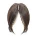 100 % Remy-Remy-Renzhaar Seide Base Base Top Hair Parts Clip in Middle Part Topper for women with thin hair gray hair 30.5 cm light brown 30 cm (12 inches) light brown