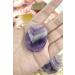 Thumb Bag Palm Worries - Amethyst Healing Reiki Crystal for Chakra Balancing & Relaxation | 1.8 Inches - Buy Online on GoSupps.com