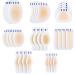 32 Pieces Gel Blister Cushions Blister Gel Guard Pads Heel Blister Patches Waterproof Hydrocolloid Bandages Adhesive Foot Blister Pads for Fingers  Toes  Forefoot  Heel Stylish Style
