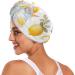 Lemon Gnomes Hair Towel 2 Pack - Super Absorbent Quick Dry Hair Drying Turbans for Women & Girls - Buy Online on GoSupps.com