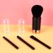 SIBBA 4 in 1 Insertionable Makeup Brush Set - Portable Mini Face Cosmetics Highlight Powder & Eyeshadow Brushes (Black) - International Shipping Available - Buy Online on GoSupps.com