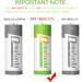 18500 Rechargeable Batteries - IMR 18500 1600mAh 3.7V Li-ion Button Top (2 Pack) for Flashlights & Solar Lights - Fast International Shipping - Buy Online on GoSupps.com