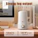Bear 1000mL Top Fill Humidifier for Bedroom - 10 Hour Run Time, Essential Oil Compatible, Auto Close, Manual Control - Buy Online on GoSupps.com