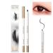 MKOXPO Heykomi Eyeliner Heykomi Non-Smudging Waterproof And Long-Lasting Eyeliner Pencil Quick Drying Long Lasting Waterproof and Sweat Proof Eyeliner - 2*Black