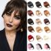 Bangs Hair Clip Synthetic Clip in Hair Bangs Extension French Bang Hairpiece Clip in Thick Natural Full Front Neat Bangs with Temple for Women Girls Bangs Clip in Hair (Color : 0014 Size : 15cm) 15cm 0014 - Buy Online on GoSupps.com