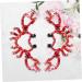 Zerodeko 2 Pairs Earrings for Women Orrous 925 Sterling Silver Earrings Women Jewelry Earrings Christmas Earrings Womens Earrings Post Earrings for Women Crystal Pendants Personality Miss - Buy Online on GoSupps.com