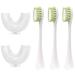 Kids Electric U Shaped Toothbrush Replacement Brush Head with 3 Normal Brush Head and 2 U Shaped Brush Head -Age2-7