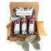 Poinsettia Christmas Tea Gift Basket by La Tea Dah | Gourmet Tea Gift Sets for Tea Lovers | Black and Herbal Tea Variety Pack | Premium Pyramid Sachets