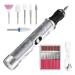 Electric Nail File for Thick Toe Nails | Cordless Manicure and Pedicure Set | Toenail Sander for Thick Nails | 4 Speeds Professional for Edge Shaping Polishing Grinding Nursing