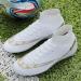 YEFDG Mens Soccer Boots Cleats Spike Shoes White - Comfortable Athletic Shoes for Outdoor & Indoor Training - Buy Online on GoSupps.com