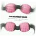Healeved Multifunctional Foam Roller Massage Device 4-Wheel Muscle Roller for Leg & Forearm Massage | Myofascial Fitness Tool in Pink (26x24cm) - Buy Online on GoSupps.com