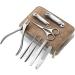 BANDKIT Than Ever Stainless Steel Nail Clipper Pedicure Set with Scissor Tweezer Professional PU Cover Manicure Tools(Option A) - Buy Online on GoSupps.com