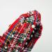 TQUXNGA Knot Christmas Headband Color Matching Pearl Embellished Yoga Sports Christmas Headband for Woman Red and green - Buy Online on GoSupps.com