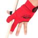 CRICAL Predator Billiard Gloves One Piece Non-Slip Lycra Fabric Pool Snooker Glove Accessories New Red