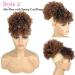 Afro Puff Drawstring Ponytail with 2 Bangs Afro High Puff Bun with Spring Curl Bangs and Afro Puff Bangs Clip in Hairpieces Pineapple Updo Ponytail with Bangs(T1B/30) 1 ponytail+ 2 bangs T1B/30 - Buy Online on GoSupps.com