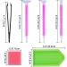 Myceke Diamond Painting Tools Kit - 29pcs DIY 5D Diamond Painting Accessories for Adults - Cross Stitch Tool Set with Diamond Needle, Tweezer, Glue, Plastic Tray - Buy Online on GoSupps.com
