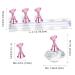 MISSELF Nail Stand Set - 2 Metal Pink Stands with Magnetic Crystal Base, Perfect for Press Ons & Nail Art Practice - Buy Online on GoSupps.com
