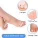 6 Pack Toe Separators & Straighteners for Bunion Relief - 3 Pairs of 3-Loop Toe Spacers for Men and Women - Yoga Toe Separator for Overlapping Toes - Buy Online on GoSupps.com