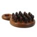 Fomiyes Portable Wooden Ridge Comb Set for Curly Hair - 3 Pack Scalp Nursing Combs 12x8.3cm | Ideal Hair Care & Styling Tool - Buy Online on GoSupps.com