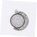 20 pcs Round Bezel Accessory with Pendants Trays Rotate Double-sided Pendant Trinket Keychain Alloy 2.5X2.5cmx2pcs As Shownx2pcs - Buy Online on GoSupps.com