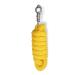Leadership knit with panic hooks for horse - binding trick in different stylish designs leading leash binding pony donkey goat (yellow)