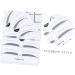 Beavorty Eyebrow Template 2 Makeup Kit Beauty Kit Eyebrow Card Easy Eyebrow Stencil Eyebrow Sticker Simple A607 Makeup Tools - Buy Online on GoSupps.com
