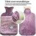 Khaki 1.8L Large Rubber Hot Water Bottle with Cover for Menstrual Cramps & Pain Relief - Hot Water Bottle for Neck, Shoulder, Back, Stomach, Hands & Feet - Buy Online on GoSupps.com