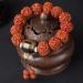 Trendy Wood Beads Elastic Natural Stone Bracelet | Men's Prayer & Stretch Bracelets | Handcrafted Buddhist Jewelry - Buy Online on GoSupps.com