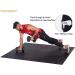 Gxmmat Large Exercise Mat 6'x4'x7mm - Non-Slip Thick Workout Mat for Home Gym - High Density Cardio Mat for Plyo, MMA, Jump Rope - Shoe Friendly & Durable Fitness Mat - Black - Buy Online on GoSupps.com