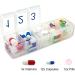 e-Pill Weekly Pill Organizer | 5 Times a Day | 7 Day Vitamin & Medicine Box | Discreet Case for Easy International Shipping - Buy Online on GoSupps.com