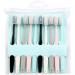 Suicra Soft Brush Toothbrush Set - 10 Portable Mini Hiking Toothbrushes in Ice Cream Colors for Couples | Travel & Home Use with Holder - Buy Online on GoSupps.com