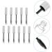 BELLIFFY 11pcs Eyelash Tube Portable Mascara Tube Lip Gloss Bottle Empty Mascara Tube White Plastic - Buy Online on GoSupps.com