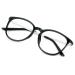 VisionGlobal Blue Light Blocking Glasses for Women/Men Anti Eye Strain Computer Reading TV Glasses Stylish Oval Frame Anti Glare ( ) 3.00x Magnification Naomi_black(c1)