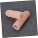 Silicone Finger Protectors 8 Pcs Set - Gel Toe Caps Thumb Sleeve for Pain Relief - Beige Protective Gear C01 - Buy Online on GoSupps.com