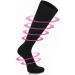 Weekend Peninsula Compression Socks - 5 Pairs Knee High for Men & Women | Sports Travel & Medical Support (L-XL Black) - Buy Online on GoSupps.com