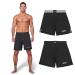 Elite Sports Mens MMA Fight Shorts, Black Jack UFC, BJJ, No Gi, Grappling, Jiu Jitsu Shorts Black Medium