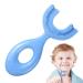 Silicone-U-shaped children's toothbrush silicone bristle toothbrush for children 360-degree toothbrush made of soft silicone for children |Suitable for children between the ages of 6 and 12.U-shaped