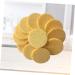 50 Pack Yellow Round Compressed Makeup & Bath Sponges - Face Wash, Body Cleansing, Exfoliating Loofah Kit - Buy Online on GoSupps.com