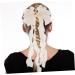 FRCOLOR 1pc Hairpin Hair Bow Headpieces Three- Layer Bow Hair Clip Korean Bridal Headpieces for Wedding Lace Ponytail Holder Bowknot Ribbon for Bows Bride Fabric Fashion Headband 48X19X1CM Beige - Buy Online on GoSupps.com